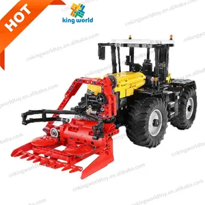 Khuôn Vua 17019 Kỹ Thuật Xe Tải RC Máy Kéo Fastrac 4000er Thiết Lập Xây Dựng Khối MOC-25371 Trẻ Em Giáo Dục Đồ Chơi Quà Tặng Gạch