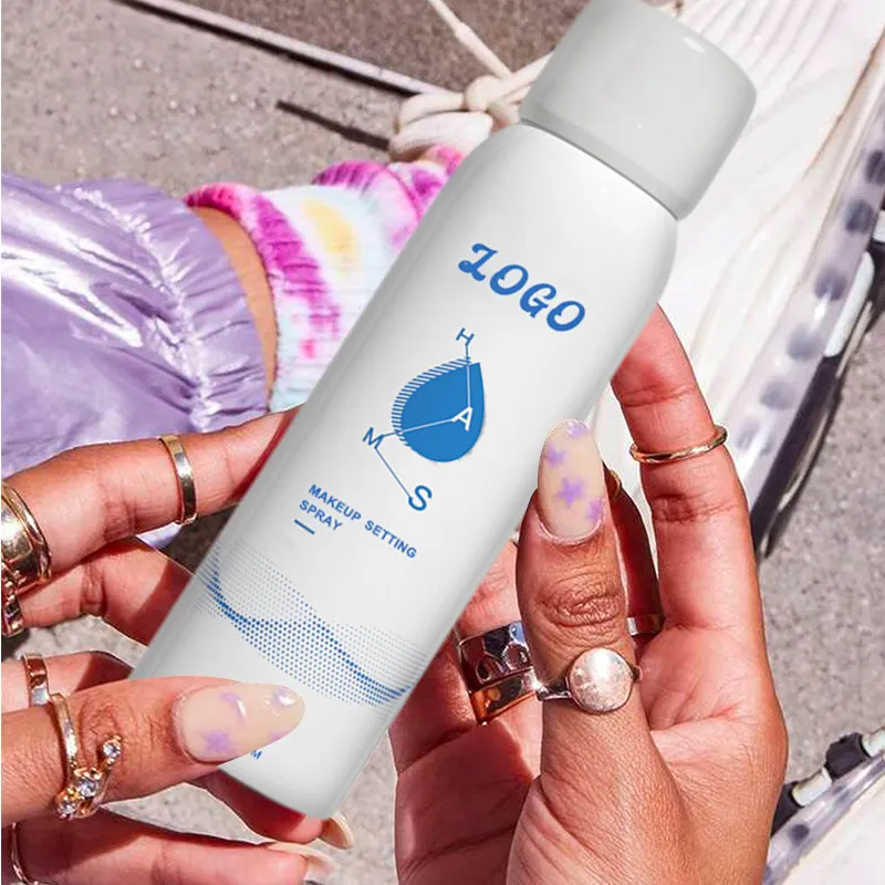 Popular a prueba de sudor protector solar hidratante Base crema maquillaje ajuste Spray para piel seca