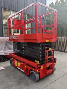 HAOY tinggi angkat 6 m 8 m 10m hidrolik, Platform pengangkat gunting Mini elektrik 200 kg 230 kg 450 kg - Product Image 5