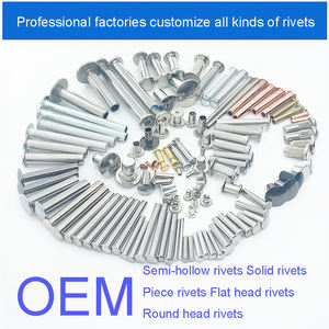 Rivets <span class=keywords><strong>pop</strong></span> semi-tubulaires personnalisés en acier inoxydable Fixation - Product Image 2