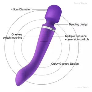 Hete Verkoop Massage Toverstaf Siliconen Gay Volwassen Vagina Masseren Clitoris Butt Anale Seksspeeltjes Anale Kralen Vibrator G Spot Vagina Vibrator
