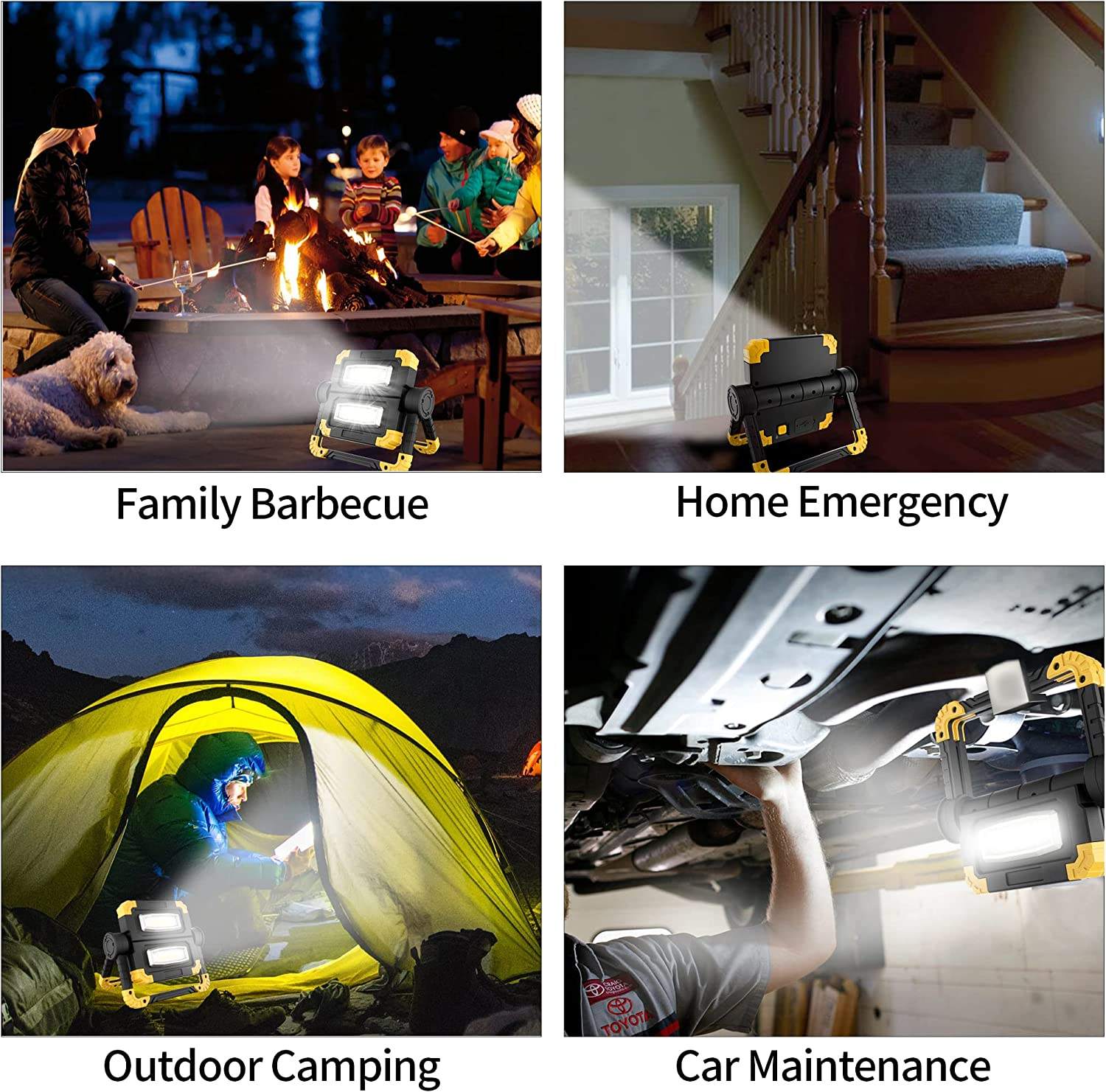 Dewalt Battery LED Work Light Rechargeable Portable