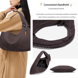 Женская тканая сумка из Веганской кожи - Product Image 4