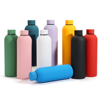 핫세일 500ml 750ml 304 스테인리스 스틸 진공 단열 보온병, 좁은 입구 스포츠 물병, 맞춤 로고 가능