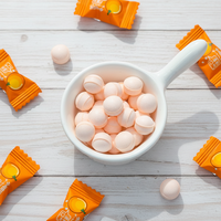 Permen Tablet Vitamin C Rasa Mint Bebas Gula yang Dapat Disesuaikan, Kemasan Kantong, untuk Nafas Segar dan Penggunaan di Kantor