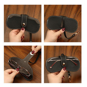 Draagbare PU lederen brillenhoesje lasergravering creatieve zakelijke promotionele geschenken - Product Image 6