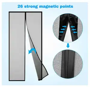 Manyetik kapı net sivrisinek örgü cibinlik manyetik kapı sinekliği sivrisinek manyetik net şerit manyetik perde