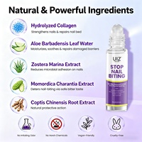 Roll-On Stop Nail Biting Treatment Liquide Stop Thumb Sucking Dissuasion Prevention Nail Care pour Enfants et Adultes