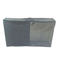 Texpack sac de literie en pvc transparent avec fermeture éclair, sacs de draps personnalisés
