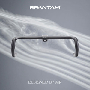 Guidon de vélo de route en fibre de carbone intégrée, aérodynamique, ultraléger, monobloc, design coupe-vent, vente chaude - Product Image 2