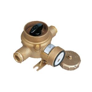 Prise marine étanche en cuivre CZKS2-2/7D2 avec interrupteur, prises et fiches étanches - Product Image 1