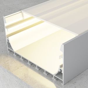 Profilo in alluminio di 2 metri, finitura colore alluminio, ideale per strutture, telai e progetti fai-da-te. - Product Image 1