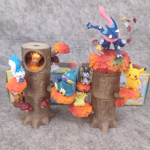 Nouvel arrivage de figurines de monstre de poche de souche d'arbre Pokemoned en PVC <span class=keywords><strong>Go</strong></span> Forest Stump Figure jouet cadeau - Product Image 4