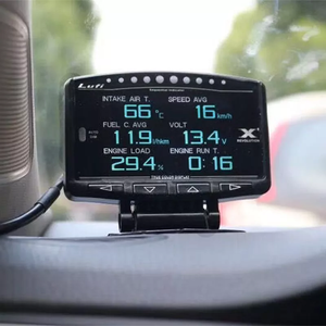 OBD2 araba Head <span class=keywords><strong>Up</strong></span> Display su yağ sıcaklık hızlı akıllı metre ölçer çok fonksiyonlu evrensel OBD X1 - Product Image 5
