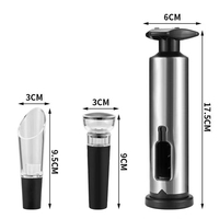 Vente en gros d'outils de bar multifonctionnels de luxe Cadeaux Ouvre-bouteille manuel en acier inoxydable Coffret cadeau Ouvre-vin