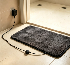Polyester 24V Electric Drying Foot Mat Non-slip Quick Dry Washable Foldable Bath Mat <b>Over</b>-temperature <b>Protector</b> - Product Image 5