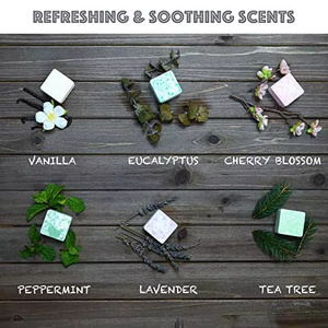 Diffuseurs de vapeur aromatiques à l'eucalyptus pour la douche | Bombes de douche naturelles pour soulager la congestion nasale et le stress | Cadeau de vacances pour femmes, soins de spa et bien-être - Product Image 5