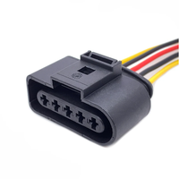 Koil pengapian otomatis, colokan Sensor klakson konektor tahan air dengan VW kabel untuk VW 2/3/4/5/6/8/10 Pin 3.5mm