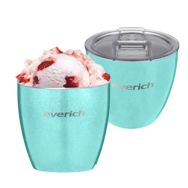 insulated ice cream bowl tumbler set