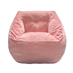 Vendita calda 2022 calza di natale borsa di fagioli di natalie per sedie da casa viventi sedia a sacco per divano in schiuma all'ingrosso personalizzata