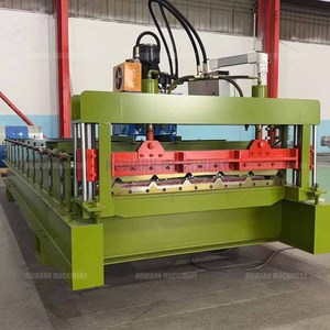 Roll Forming <b>Machine</b> for Roofing Sheet / Corrugated Roof <b>Tile</b> <b>Making</b> <b>Machine</b> – High Speed, Steel Coil Forming Equipment for Sale - Product Image 2