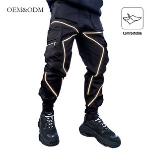 Pantalons Cargo <span class=keywords><strong>Homme</strong></span> Vente en Gros d'Usine Streetwear Hip Hop Longs Pantalons Kaki de Survêtement avec Multi-Poches - Product Image 3