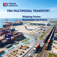 Agente de Transporte de Carga FBA, Envío DDP a Francia, Servicio de Logística al Aeropuerto de Lyon Saint-Exupéry, Reserva de Espacio CIF Estable