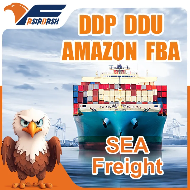 FBA Sea Shipment door to door DDP service from Guangdong China to USA FCL LCL sea freight shipping agent