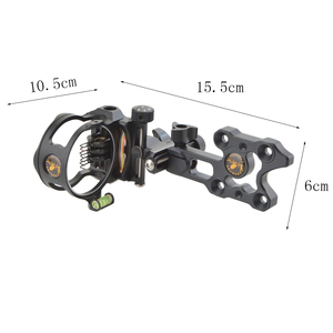 Retina-Technologie 7 Pin Schwarz Kurzpol Bogens chießen Compound Bow Sight Einstellen Leicht 0,019 "Glasfaser - Product Image 6