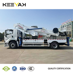 Sức mạnh mạnh mẽ ISUZU 4x2 xe tải nền tảng làm việc trên không 45m xe tải hoạt động trên cao 205hp xô xe tải Boom Lift - Product Image 4