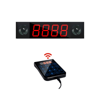 Compteur LED sans fil à affichage clinique callpad pager, magasin de thé au lait, café, système d'appel de numéro de file d'attente de restaurant