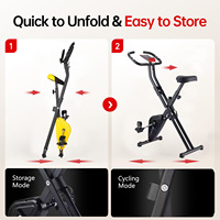 Prix d'usine Cycle Machine d'exercice pliable Home Gym Bicyclette Mini vélo d'exercice