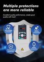 Convertisseur de fréquence VFD pour moteur, variateur de vitesse vectoriel triphasé 380V AC, NENA 1,5KW personnalisé