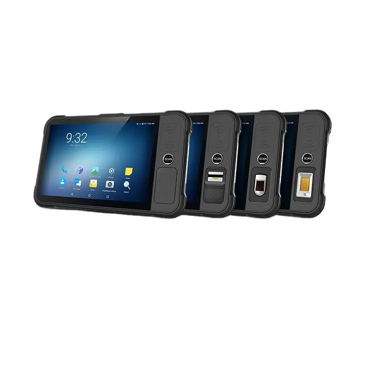Chainway P80 Rugged Android 9 Tableta industrial Qualcomm 1,8 GHz Octa-core 1D 2D Escáner de código de barras Lector UHF RFID