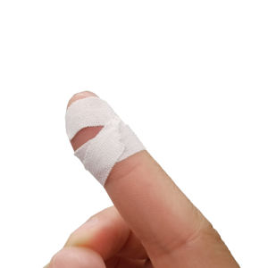 شريط رياضي لاصق قطني رياضي 1 * * m شريط رياضي رياضي أبيض قابل للتنفس شريط أصابع رياضي للعضلات للتعافي من الإصابات - Product Image 2