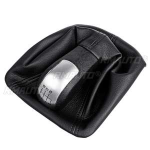 1X 6-Speed Manual Gear Shift Knob Gaiter <b>Boot</b> <b>Cover</b> for Skoda Octavia MK2 II FL 2004-2012 Shifter Lever Gear Stick - Product Image 4