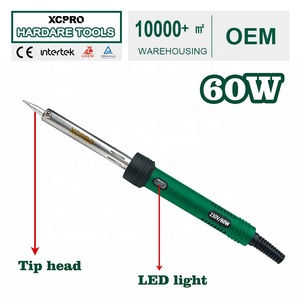 <span class=keywords><strong>Fer</strong></span> à <span class=keywords><strong>souder</strong></span> électrique à pointe droite 60W, préchauffage rapide, pointe remplaçable, <span class=keywords><strong>fer</strong></span> à <span class=keywords><strong>souder</strong></span> <span class=keywords><strong>pour</strong></span> réparation électronique, travaux de soudure DIY - Product Image 1