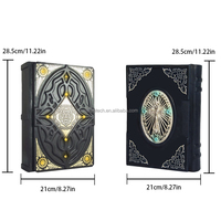 Grimoire sorcière sort livre fabriqué à la main résine Grimoire pour sorcières et Wiccans sorcière décoration livre Halloween accessoires