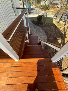 パイプウッドデッキ屋外無垢材デッキ耐震性防水 - Product Image 3