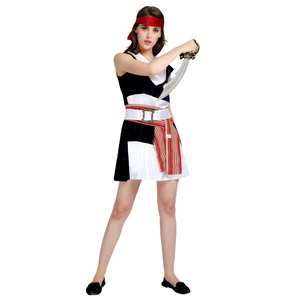 Wholesale Women's Caribbean <strong>Lady</strong> Halloween Adult Female <strong>Pirate</strong> <strong>Costume</strong> - Product Image 4