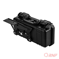 Pour SurRon Light Bee S/X Motocross E-Bike, boîte latérale en plastique noir pour moto, kit de rangement pour bagages, pour les trajets quotidiens, amélioration