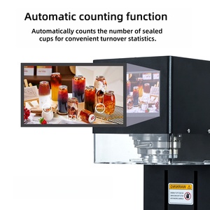 Máquina de sellado de latas de PET ecológica de hierro completamente automática, elevación completa no rotativa para café, leche, té, bebida, juego de servicio - Product Image 3