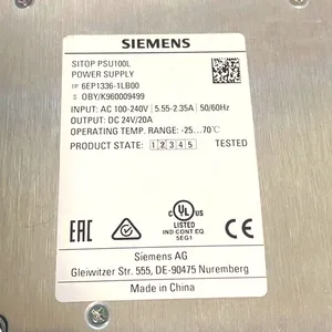 Siemens SITOP PSU100L блок питания 6EP1336-1LB00