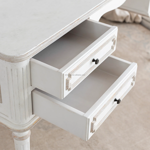 Escritorio de Computadora Moderno de Madera Blanco Rústico Coco <span class=keywords><strong>Madame</strong></span> MYHOME 2025, Resistente para Uso en Oficina en Casa - Product Image 4