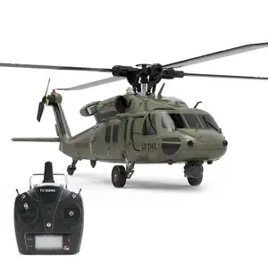 LaiNan F09 UH60 블랙 호크 원격 제어 헬리콥터 드론 장난감 스턴트 원격 제어 항공기 장난감
