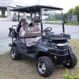 Chariot de golf électrique chinois Street Legal 4 Seat Road Buggy 60V Chariot de chasse électrique bon marché - Product Image 4