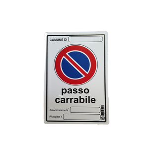 20x30 cm SIGN 'DRIVEWAY con AUTORIZACIÓN' Producto de herramienta de torneado - Product Image 1