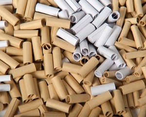 Natural Unrefined Paper Tips 50 Count 7x18mm <b>Pre</b> <b>Rolled</b> <b>Cones</b> - Product Image 2