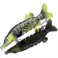 Leurre de pêche articulé rigide pour brochet, réaliste et submersible, 70g 20cm, matériel de pêche en gros