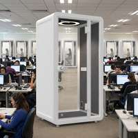 Design moderne Espace privé Bureau Réunion Cabine de travail Cabine de bureau insonorisée Cabine acoustique silencieuse Cabine de réunion